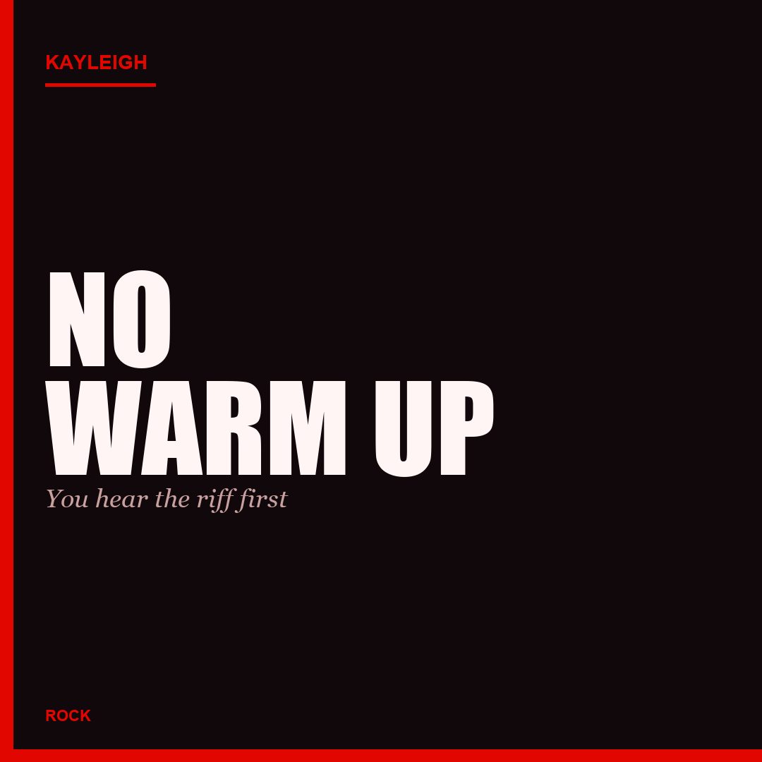 No Warm Up cover