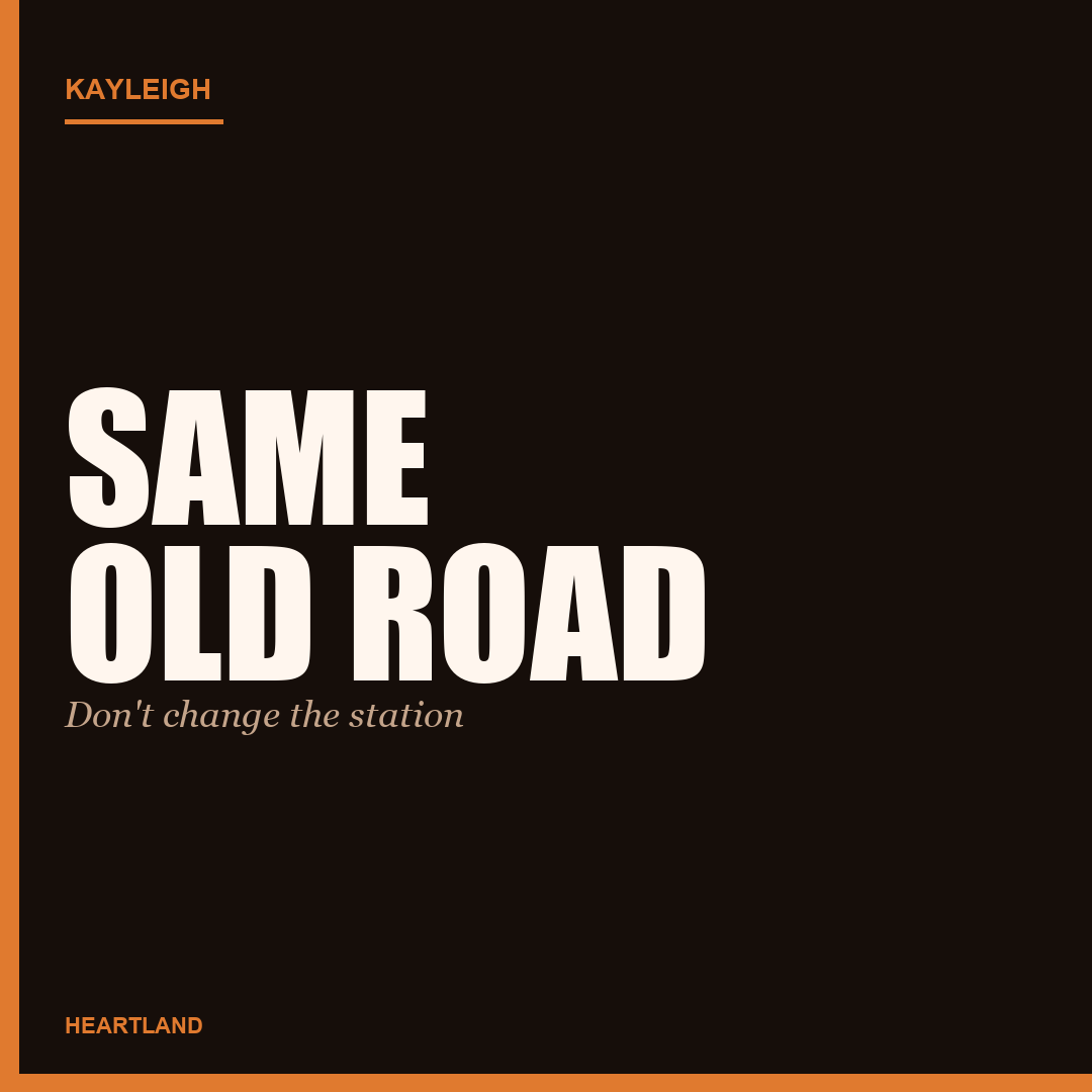 Same Old Road cover